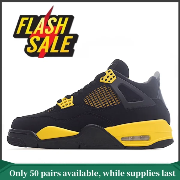 ?Flash Sale?Top quality Jordan 4 Retro Thunder