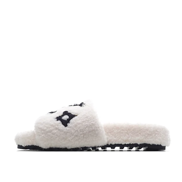 Original LV Limited Edition Plush Slippers