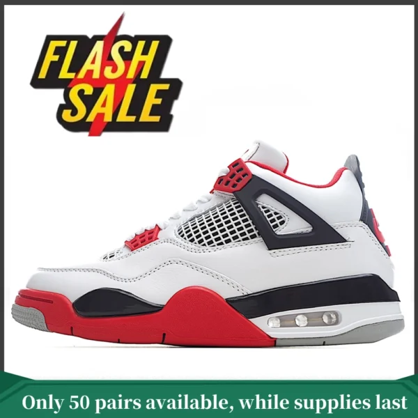 ?Flash Sale?Top quality Jordan 4 Retro Fire Red
