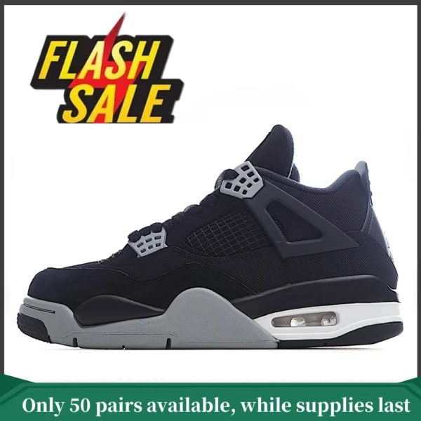 Jordan 4 Retro SE Black Canvas