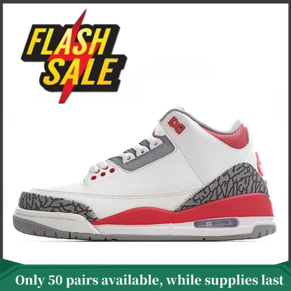 ?Flash Sale?Top quality Jordan 3 Retro Fire Red