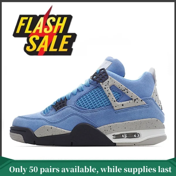 ?Flash Sale?Top quality Air Jordan 4 Retro 'University Blue'