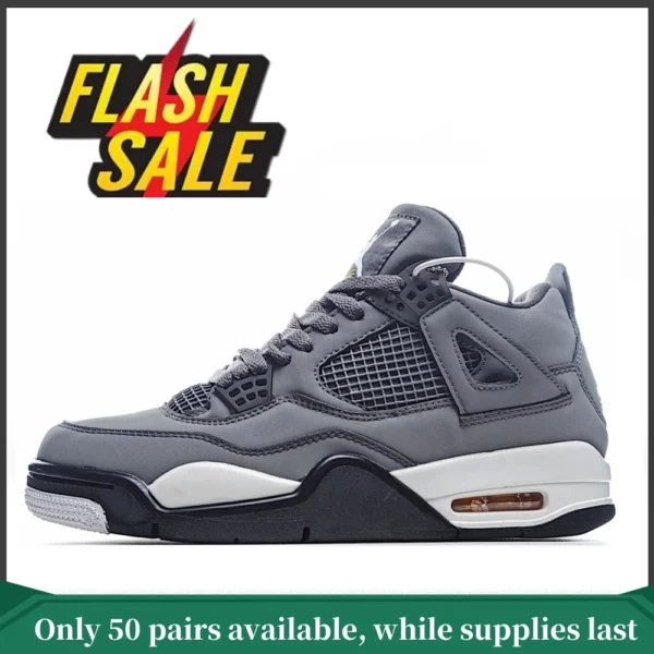 ?Flash Sale?Top quality Air Jordan 4 Retro 'Cool Grey' 2019