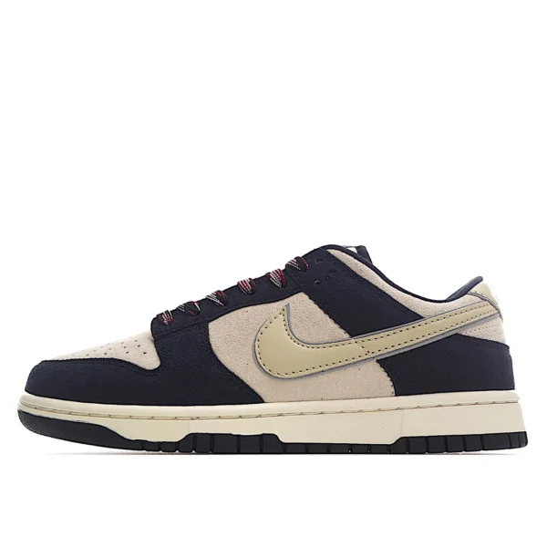 Nike Dunk Low LX Black Suede Team Gold