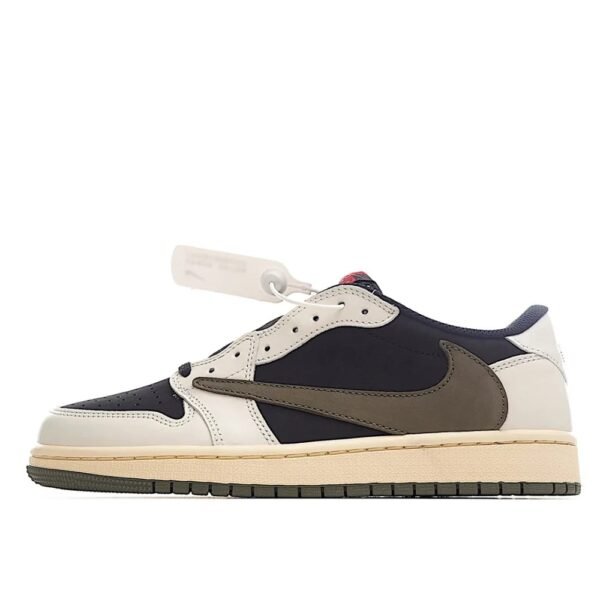 ?$99 Free Shipping?Jordan 1 Retro Low OG SP Travis Scott Olive
