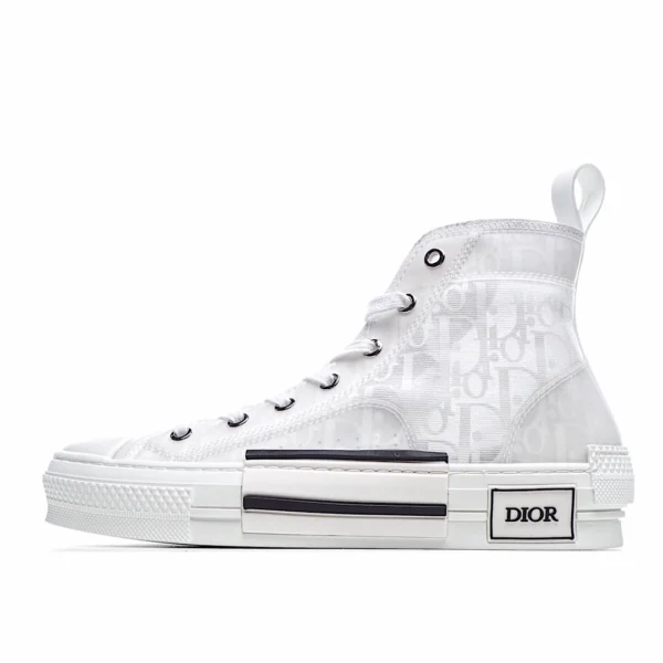 Dior B23 Oblique Slip-on Low Top Sneakers Sheer Print Sneakers
